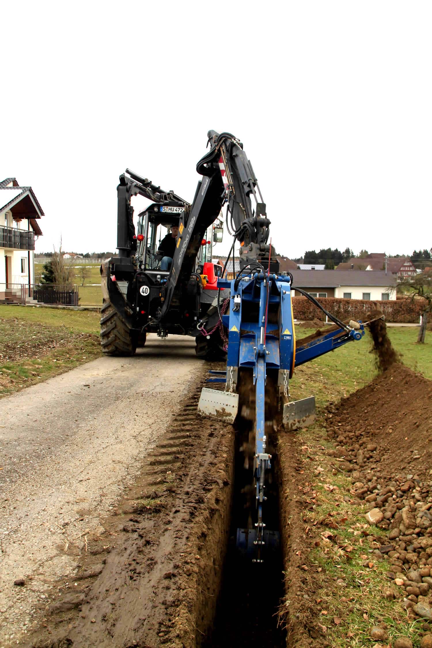 LIBA GM 140 AFH-500 Baggeranbau-Grabenfräse