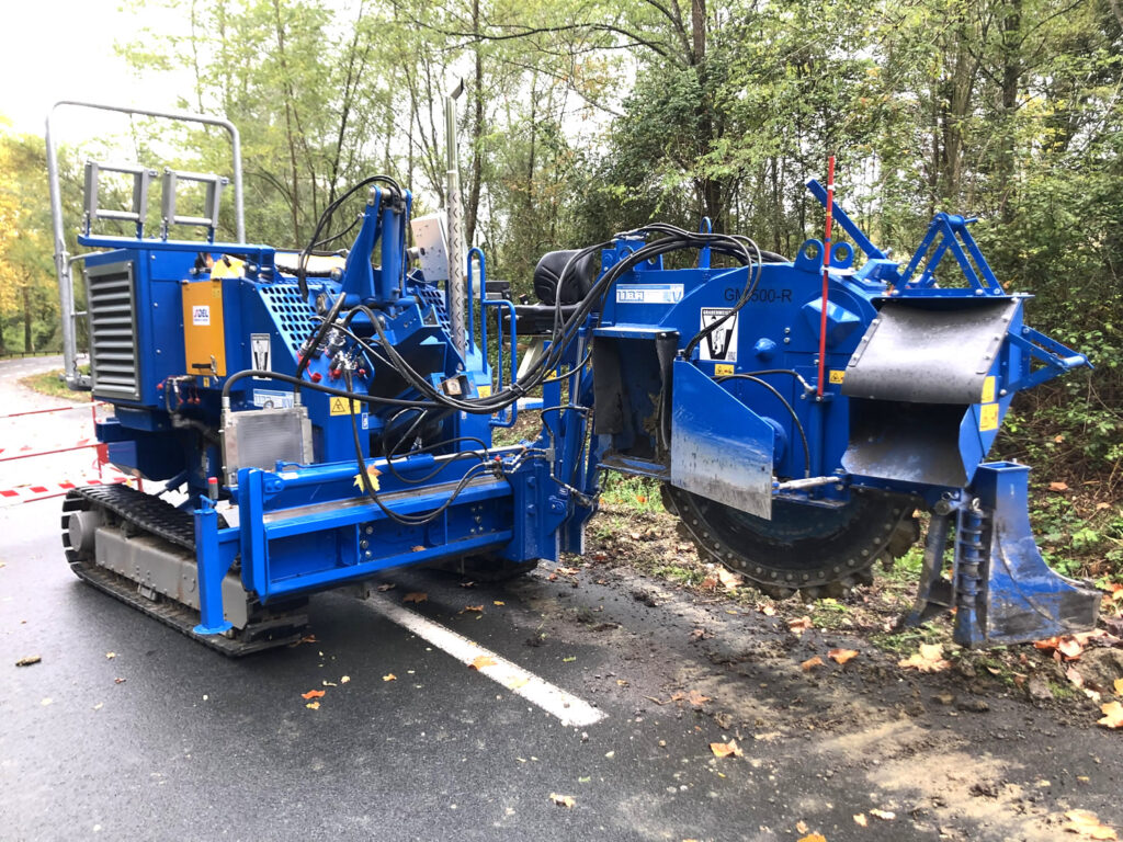 LIBA GM 600 R Fräsrad für Kabelbau und Leitungsverlegung